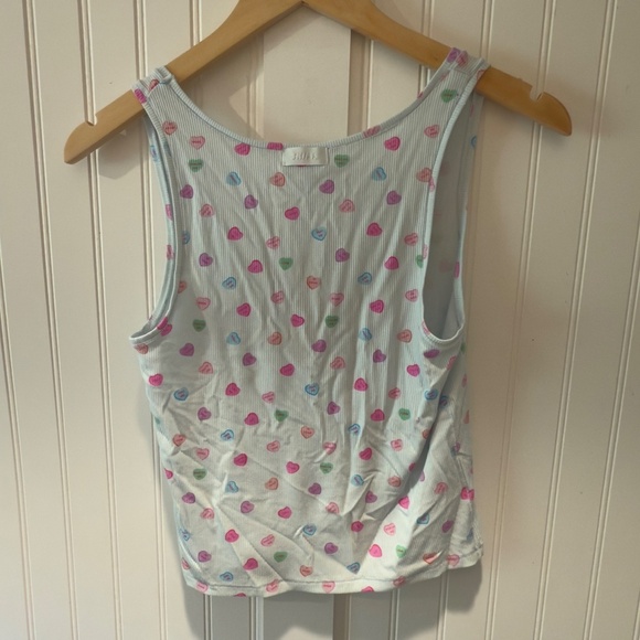 NWT Skims Soft Lounge Limited Edition Cloud Candy Heart Print Tank - Picture 3 of 3